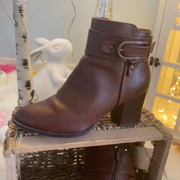 Brown boots ankle boots leather for women - Picture 2 of 11